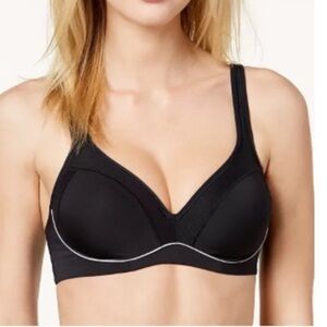 Natori Zen Contour Convertible Sport Bra Black Size 32G